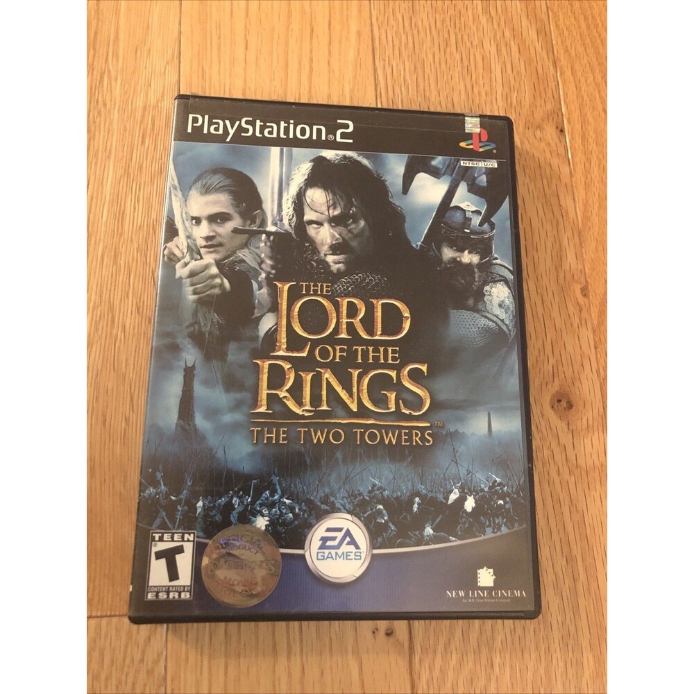 The Lord of the Rings: Two Towers (PlayStation 2 PS2)‎ Black Label